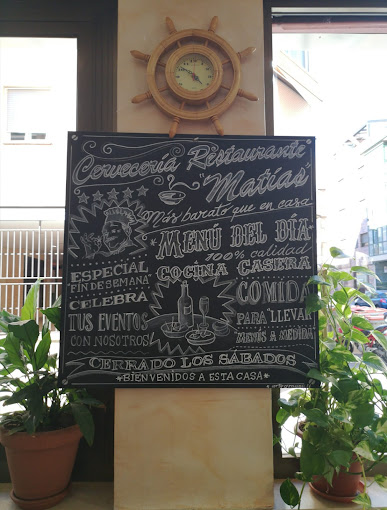 Cartel de Café Bar Casa Matías